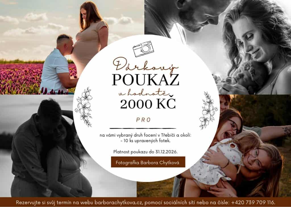 Dárkový poukaz fotograf